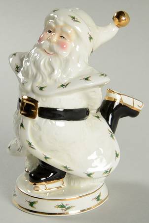 Holly Holiday Figural Salt Shaker