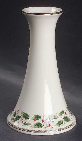 Holly Holiday 6" Candlestick