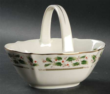 Holly Holiday Small Basket by Royal Limited