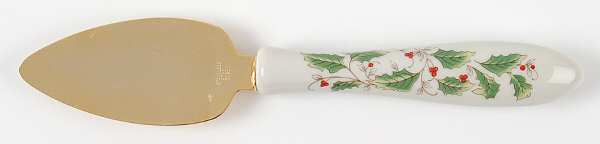 Holly Holiday Cheese Server with Stainless Blade