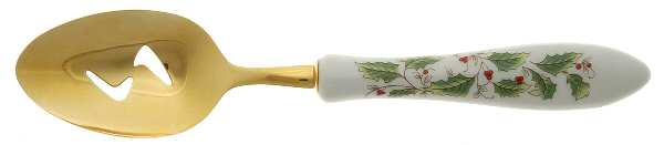 Holly Holiday Pierced Tablespoon (Serving Spoon) by Royal Limited