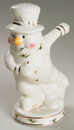 Holly Holiday Figural Pepper Shaker