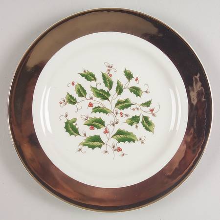 Holly Holiday 6" Party Plate
