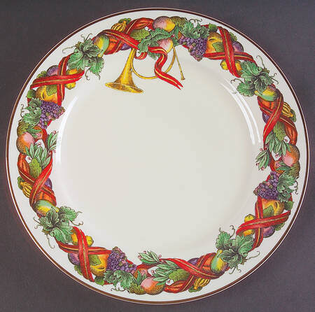 Holiday Harvest 12" Chop Plate (Round Platter)