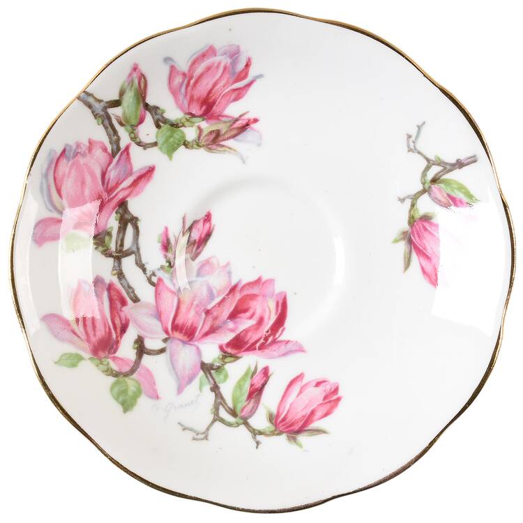 Magnolia Saucer for Footed Cup