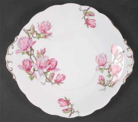 Magnolia Handled Cake Plate
