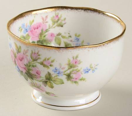 Moss Rose Open Sugar Bowl