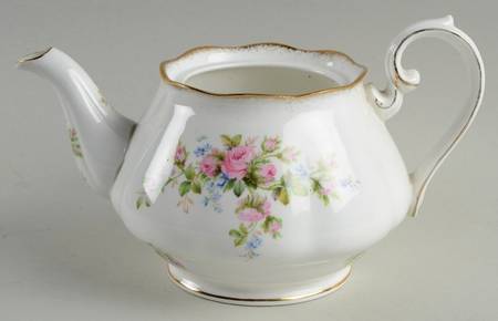 Moss Rose Teapot No Lid