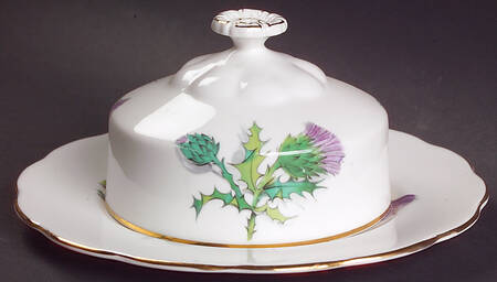 Queen O'Th' Highlands Round Covered Butter
