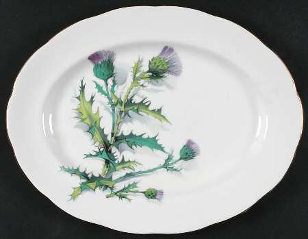 Queen O'Th' Highlands 13" Oval Serving Platter
