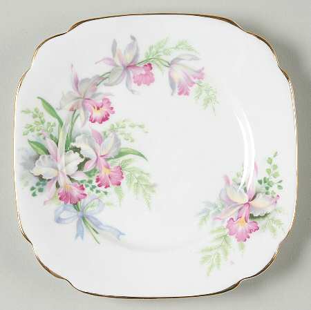 Sweet Romance Square Bread & Butter Plate