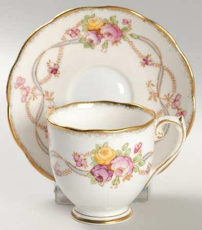 Terry Footed Demitasse Cup & Saucer Set