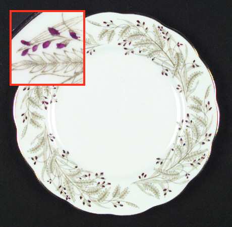 Whispering Grass Salad Plate