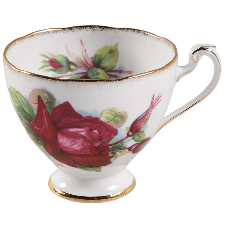 Wheatcroft Roses (England) Footed Cup