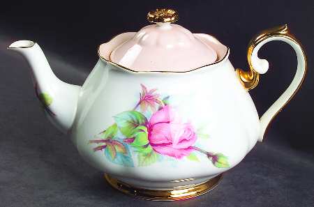 Wheatcroft Roses (England) Teapot & Lid