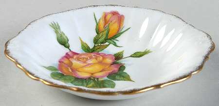 Wheatcroft Roses (England) 5" Sweet Meat Dish