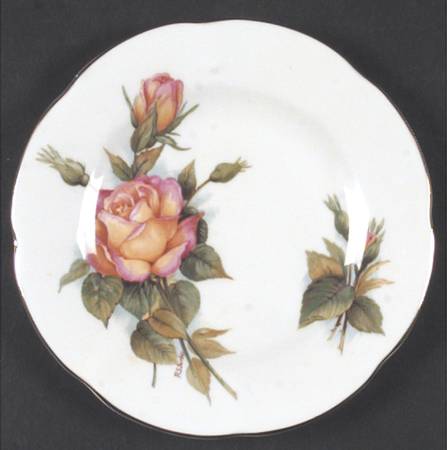 Wheatcroft Roses (England) Bread & Butter Plate