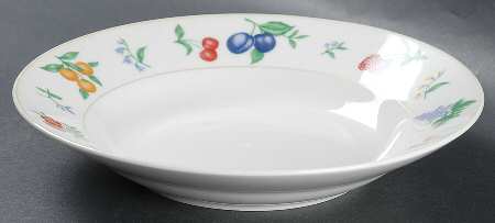 Chelsea (No Trim, Mustard Ring) Rim Soup Bowl
