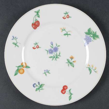 Chelsea (No Trim, Mustard Ring) Salad Plate