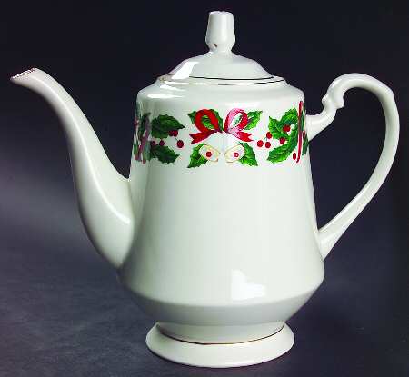 Christmas Joy Coffee Pot & Lid