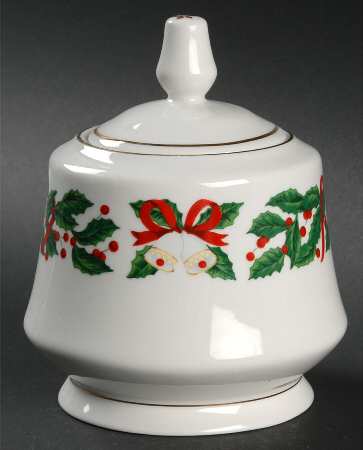 Christmas Joy Sugar Bowl & Lid