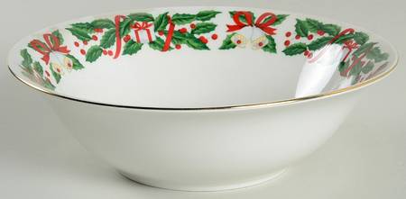 Christmas Joy 9" Round Vegetable Bowl