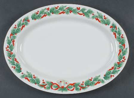 Noel 14" Oval Serving Platter