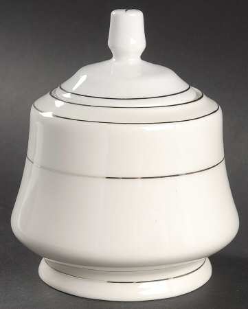 Platina Sugar Bowl & Lid
