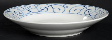Vienna Blue Rim Soup Bowl