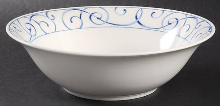 Vienna Blue 9" Round Vegetable Bowl