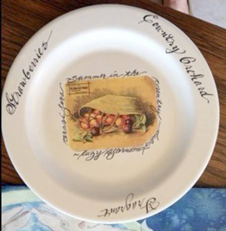Country Pantry Salad Plate