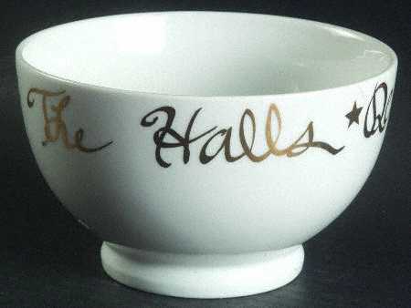 Deck the Halls (No Fruit) Soup/Cereal Bowl