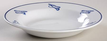 Dinnertime Large Rim Soup Bowl
