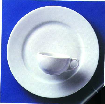 Tailored White Dinner Plate