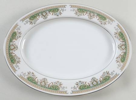 Alberta Platinum 12" Oval Serving Platter