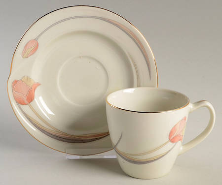 Amsterdam Flat Cup & Saucer Set