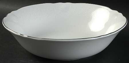 Bridal Lace 9" Round Vegetable Bowl