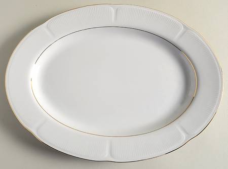Coquille D'Or 12" Oval Serving Platter