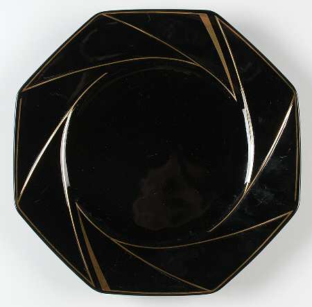 Crystalline Black 11" Chop Plate (Round Platter)