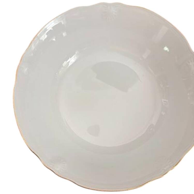 Golden Shell 9" Round Vegetable Bowl