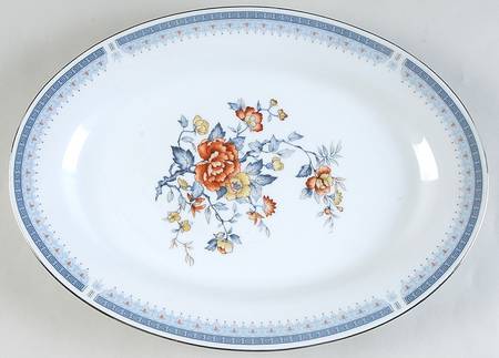 Imperial Garden 14" Oval Serving Platter