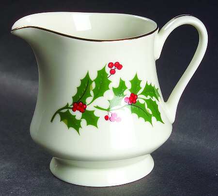 Ivory Holly Creamer