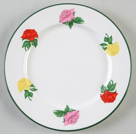 Just Roses Salad Plate