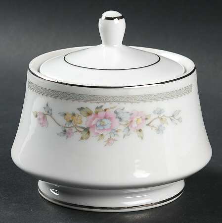 Oriental Garden Sugar Bowl & Lid