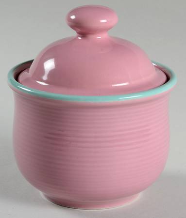 Pamona Pink Sugar Bowl & Lid