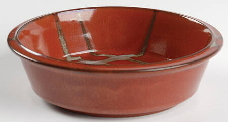 Potter's Choice Rust (Brown Stripe) Rim Cereal Bowl
