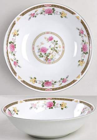 Rose Tapestry 9" Round Vegetable Bowl