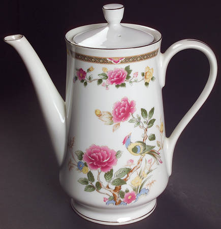 Rose Tapestry Coffee Pot & Lid