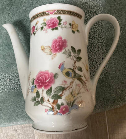 Rose Tapestry Coffee Pot No Lid
