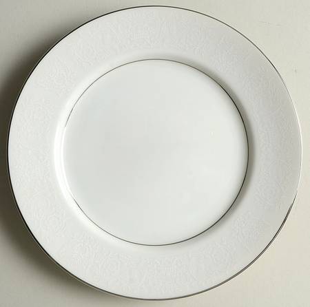 Silver Lace Salad Plate
